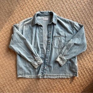 Blue Zara button down